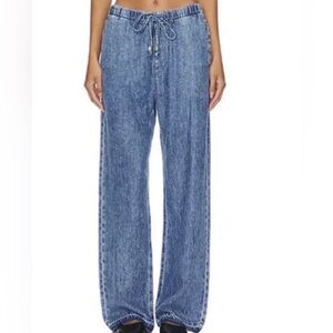 $248 Rag & Bone Ultra Featherweight Logan Jeans Drawstring Pants Delmar 30